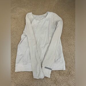 White Lululemon Sweater